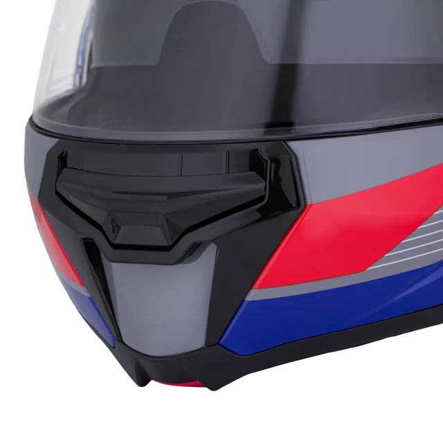 Překlopná moto přilba W-TEC Zoroz P/J - 2.jakost - Metallic Grey