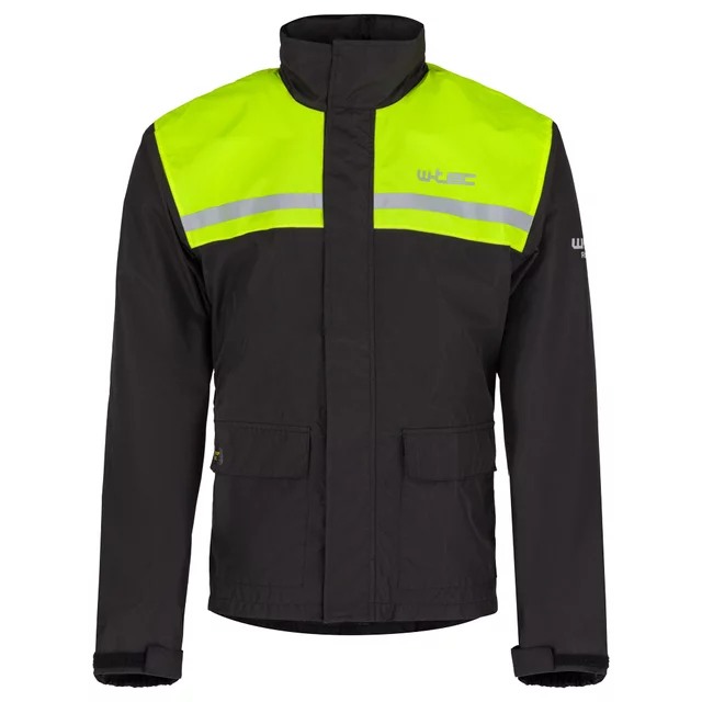 Moto pláštěnka W-TEC Rinstop - černá-fluo