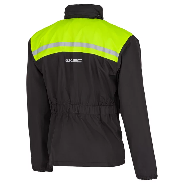 Moto pláštěnka W-TEC Rinstop - černá-fluo