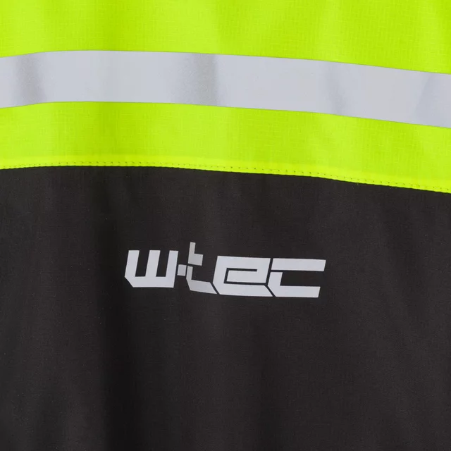 Moto pláštěnka W-TEC Rinstop - černá-fluo