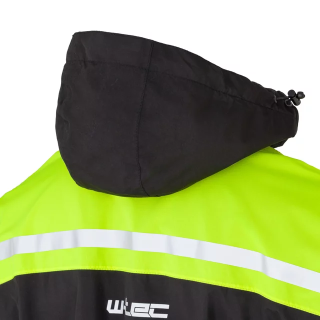 Moto pláštěnka W-TEC Rinstop - černá-fluo