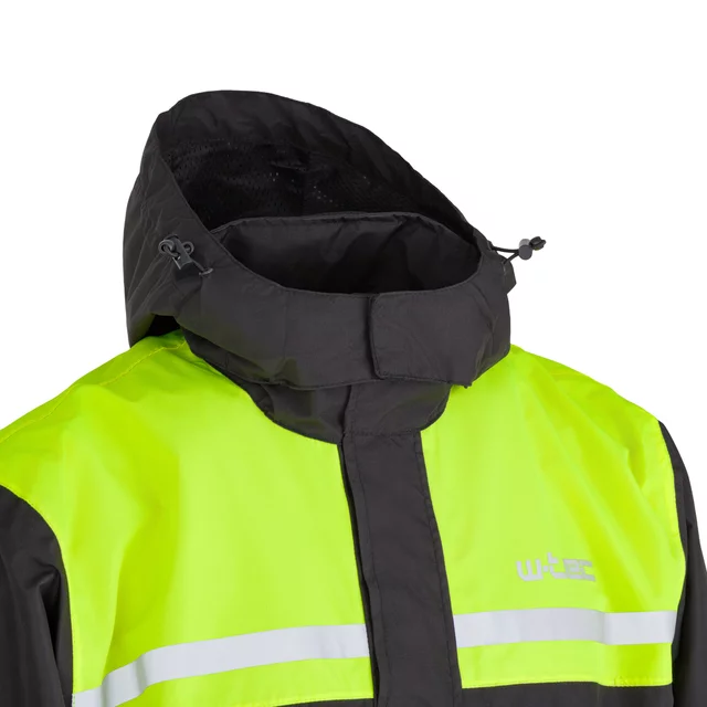 Moto pláštěnka W-TEC Rinstop - černá-fluo