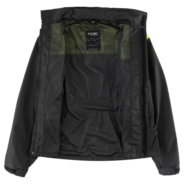 Moto pláštěnka W-TEC Rinstop - černá-fluo