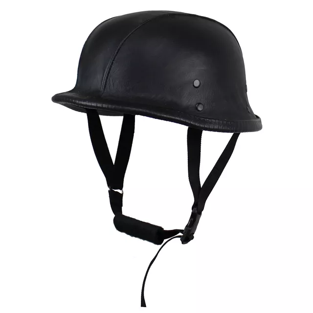 Retro otevřená moto helma Sodager ADH-011 - černá