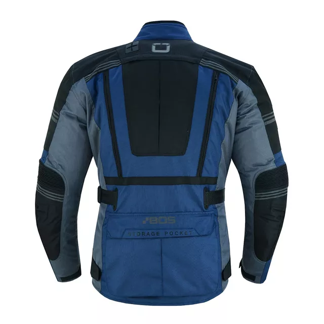 Pánská touringová moto bunda BOS Maximum - Gray