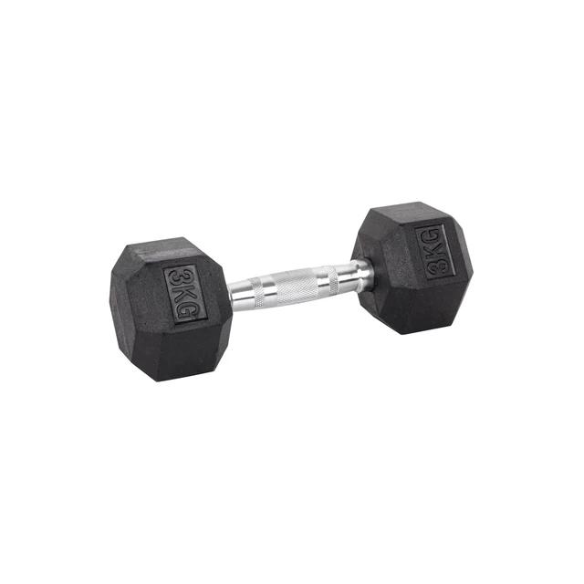 Šestihranné činky inSPORTline Hexsteel 2-40 kg