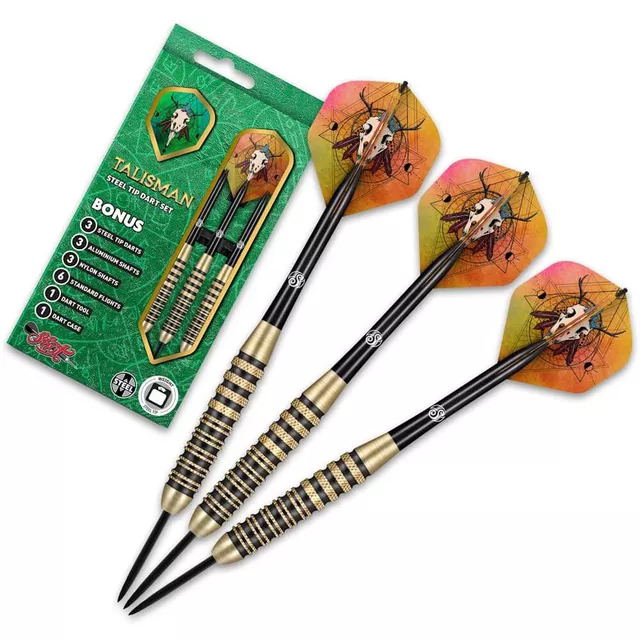 Šipky Shot Value Range Talisman Brass steel 3ks