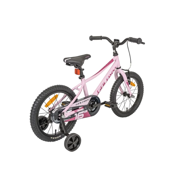 Dětské kolo Galaxy Mira 16" 9.0 - rozbaleno - stříbrná