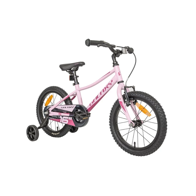 Dětské kolo Galaxy Mira 16" 9.0 - rozbaleno - stříbrná