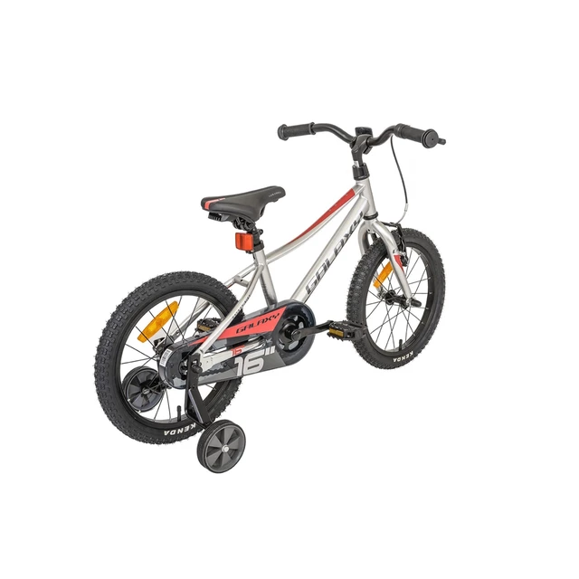 Dětské kolo Galaxy Mira 16" 9.0 - rozbaleno - stříbrná