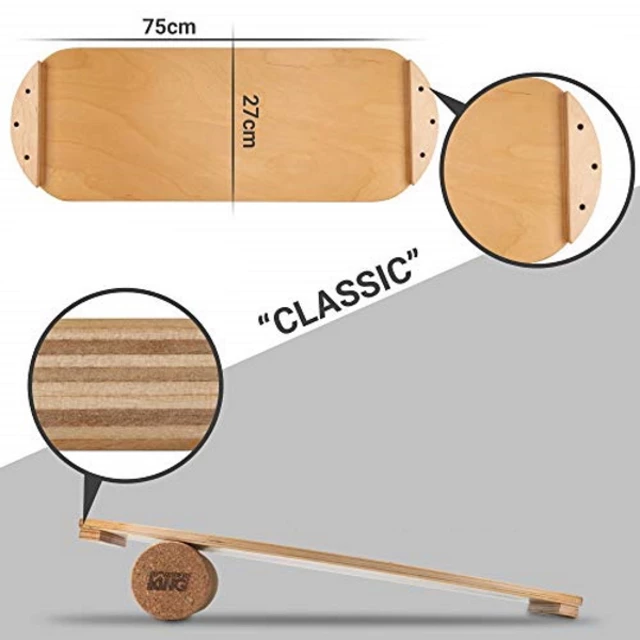 Balanční deska BoarderKING Classic - žlutá