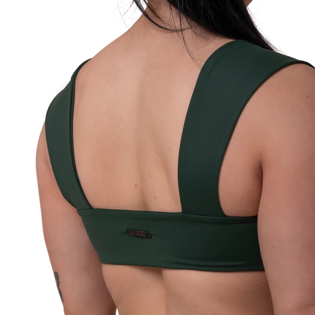 Dámský plavkový top Nebbia Miami Retro Top 553 - Jungle Green