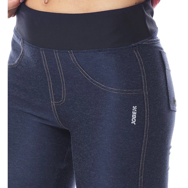 Dámské sportovní legíny JOBE Discover Denim - modrá