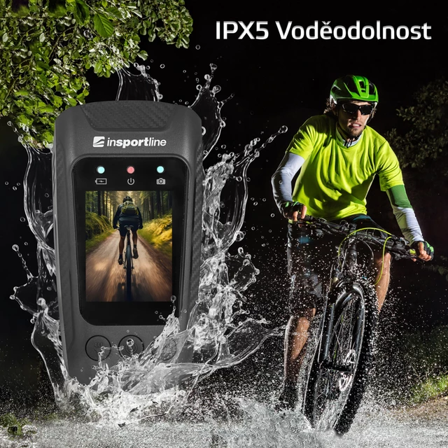 Outdoorová kamera 3v1 inSPORTline ActionCam Pro - 2.jakost