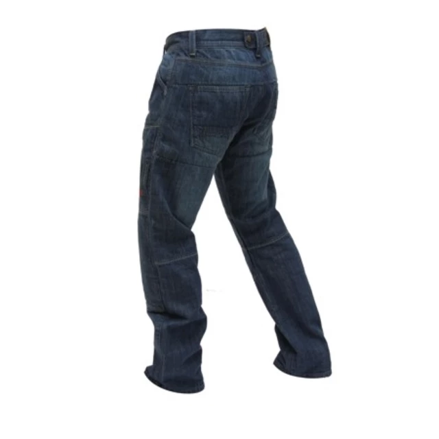 Pánské jeansové moto kalhoty Spark Track - modrá