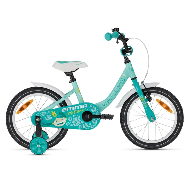 Odlehčené dětské kolo KELLYS EMMA 16" • 100-110 cm • 9,9 kg - Menthol