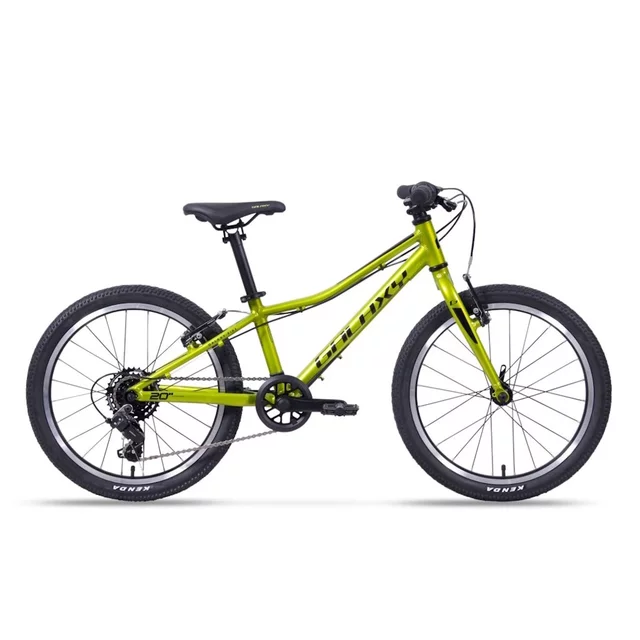 Odlehčené dětské kolo Galaxy Cetis Lite 20" 9.0 • 115-135 cm • 8,3 kg - stříbrná - zelená