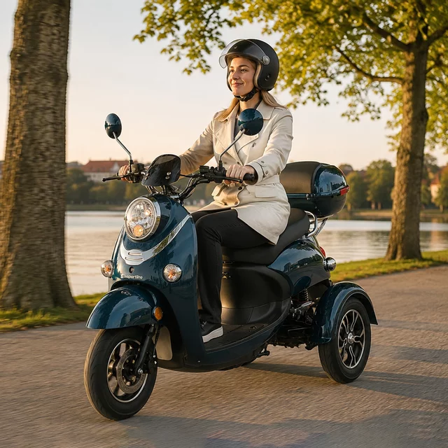 Elektrický tříkolový vozík inSPORTline Tarra • 25km/h • až 45km dojezd • bez řidičáku