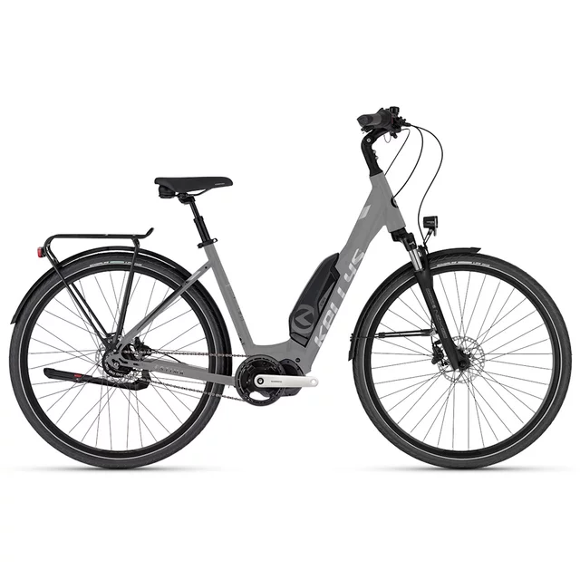 Městské elektrokolo KELLYS Estima 40 SH 630Wh 28" 10.0 - Moonstone Grey - Rose Gold