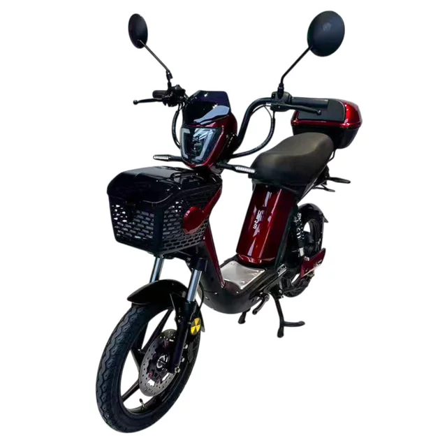 Elektroskútr W-TEC E-Greta II 12Ah 18" - černá - červená