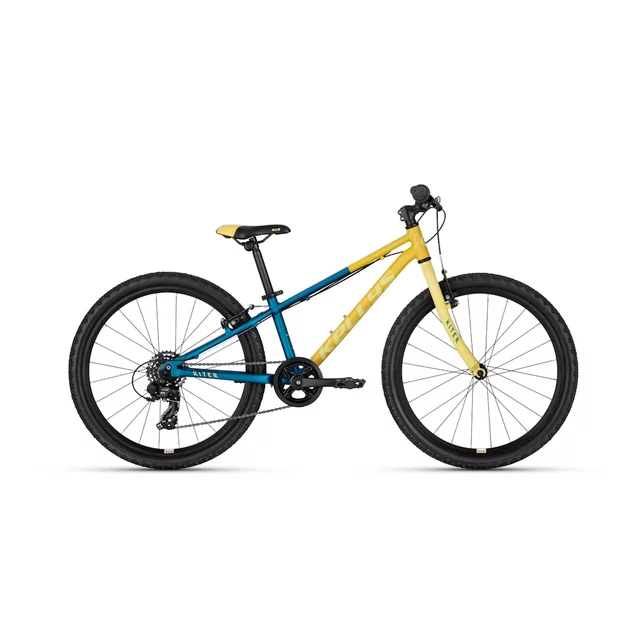 Odlehčené juniorské kolo KELLYS KITER 30 24" - model 2026 • 120-140 cm • 10,44 kg - Coral Dream - Marine Gold