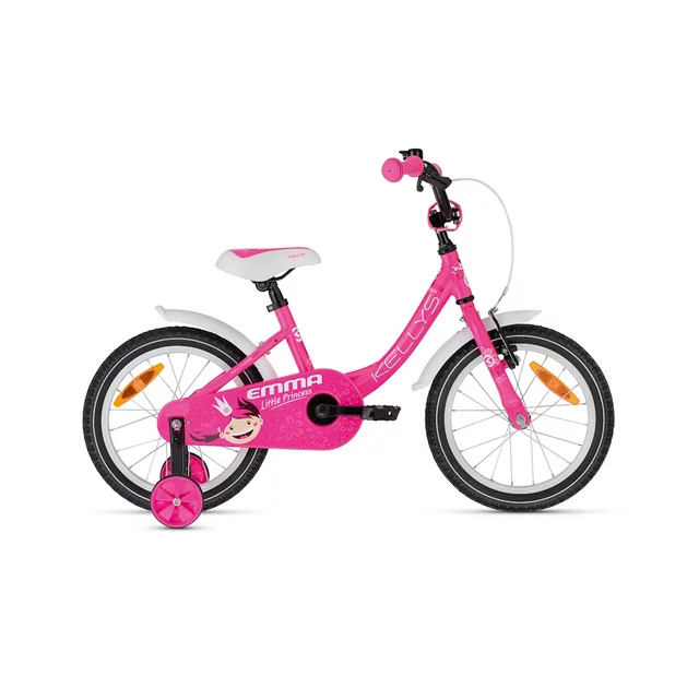 Odlehčené dětské kolo KELLYS Emma Neo 16" • 100-110 cm • 8,5 kg - Pink