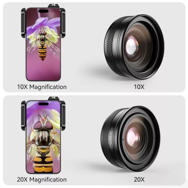 Nastavitelný objektiv Apexel Zoom 10X-20X