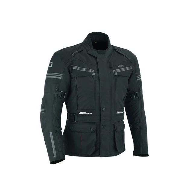 Pánská touringová moto bunda BOS Maximum - Gray