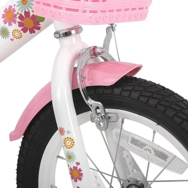 Dětské kolo Joystar Little Daisy 12" • 82-105 cm - světle růžová