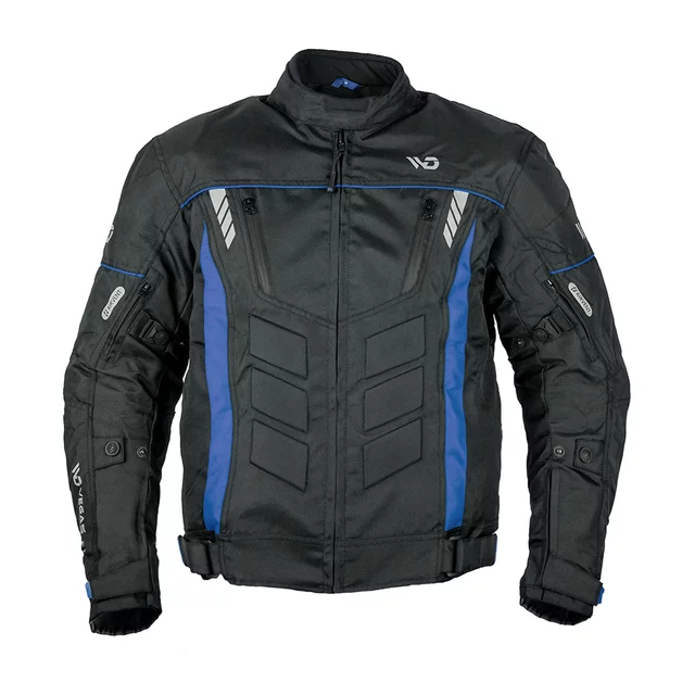 Pánská moto bunda BOS / WD Motorsports Vegas 2.0 - Black-Blue