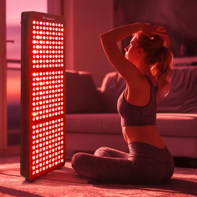 Infračervený LED panel inSPORTline Lustar - 300 LED - černá
