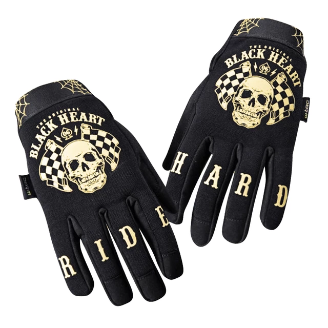 Moto rukavice W-TEC Black Heart Restarter - černá - černá