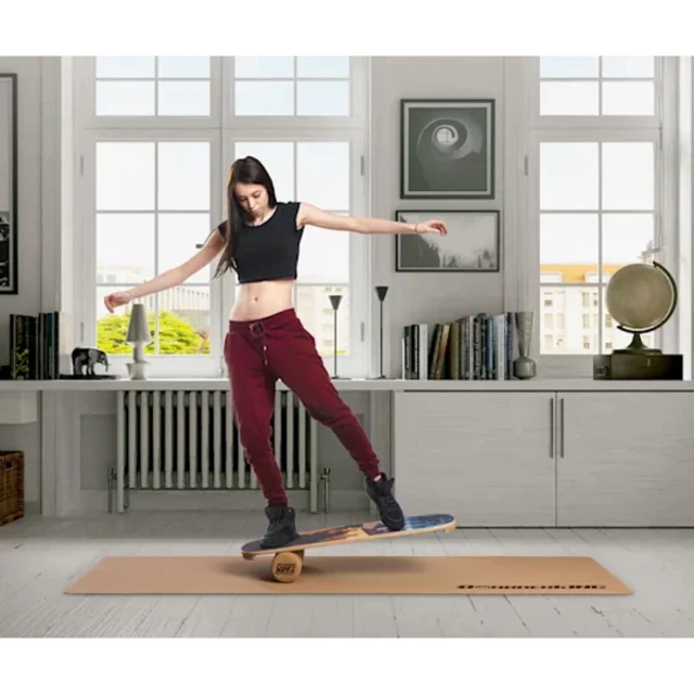 Balanční deska BoarderKING Classic - žlutá
