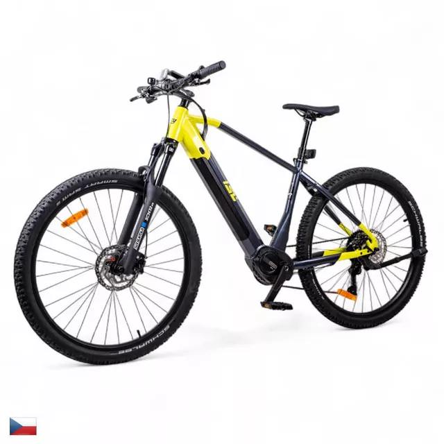 Horské elektrokolo inSPORTline ISL Tachion 630 Wh 29" - model 2026 - rozbaleno - Polar Blue - Graphite Neon