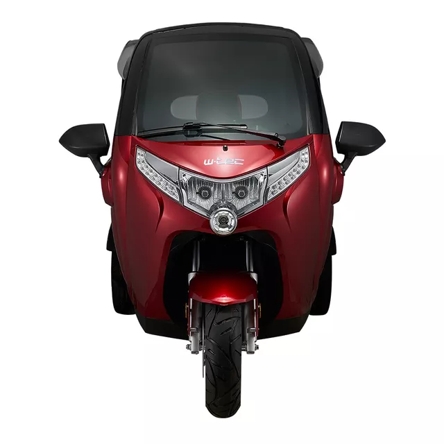 Elektrická tříkolka se střechou W-TEC Tukago • 45km/h • až 50km dojezd • s řidičákem - modrá