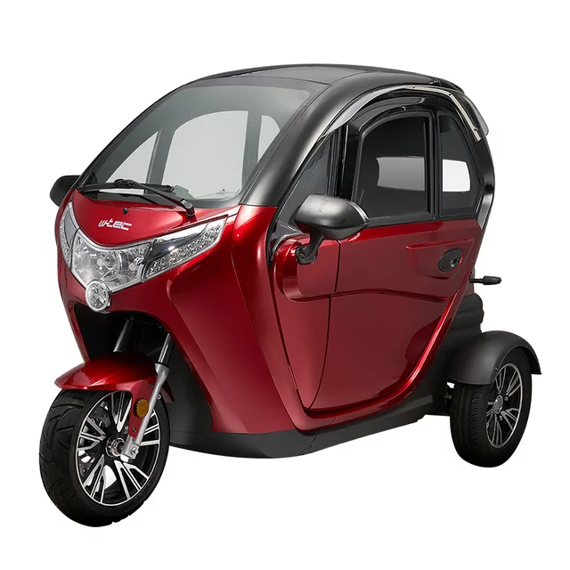 Elektrická tříkolka se střechou W-TEC Tukago • 45km/h • až 50km dojezd • s řidičákem - modrá - červená