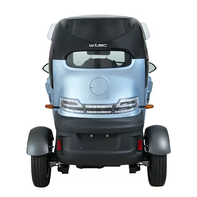 Elektrická tříkolka se střechou W-TEC Tukago • 45km/h • až 50km dojezd • s řidičákem - modrá