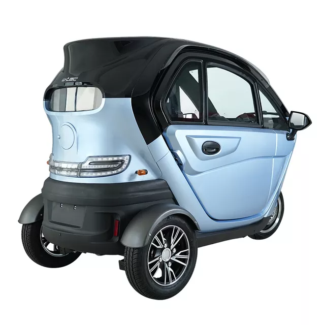 Elektrická tříkolka se střechou W-TEC Tukago • 45km/h • až 50km dojezd • s řidičákem - modrá