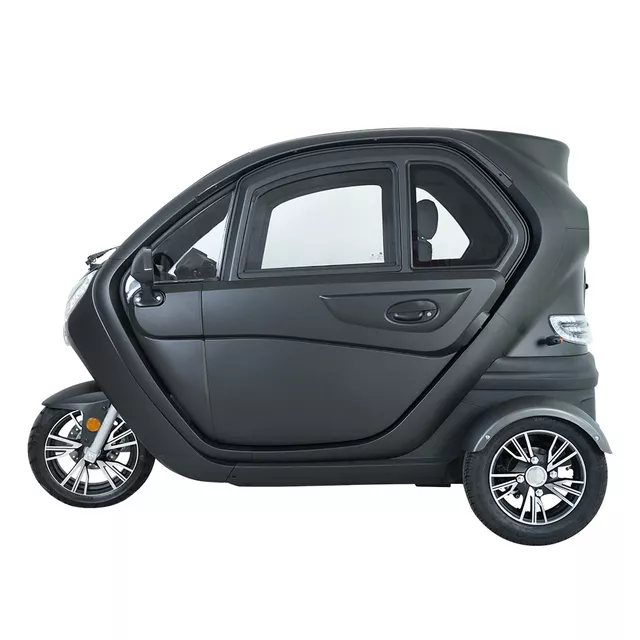 Elektrická tříkolka se střechou W-TEC Tukago • 25 km/h • až 50km dojezd • bez řidičáku - červená