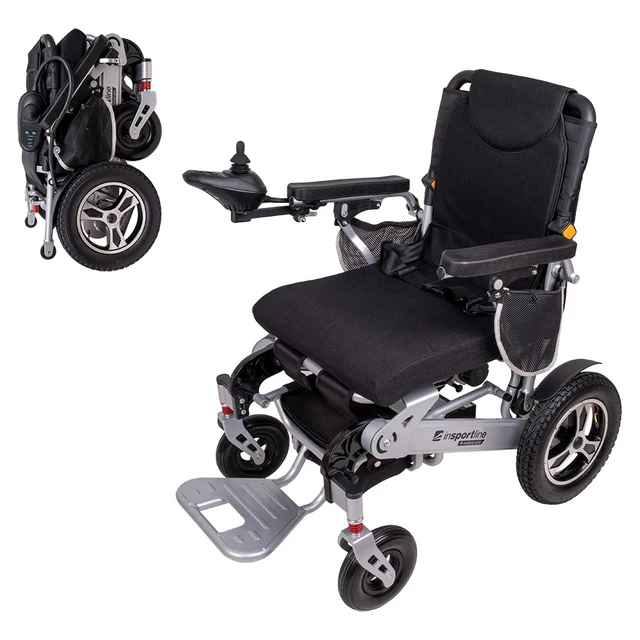 Elektrický invalidní vozík inSPORTline Hawkie II 700W - 2.jakost - zelená