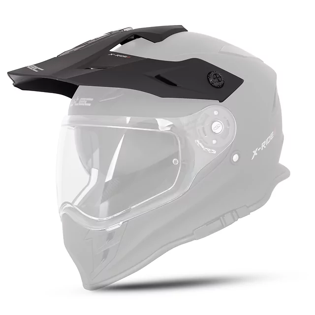 Náhradní kšilt k helmě W-TEC Valso - černá-fluo - černá