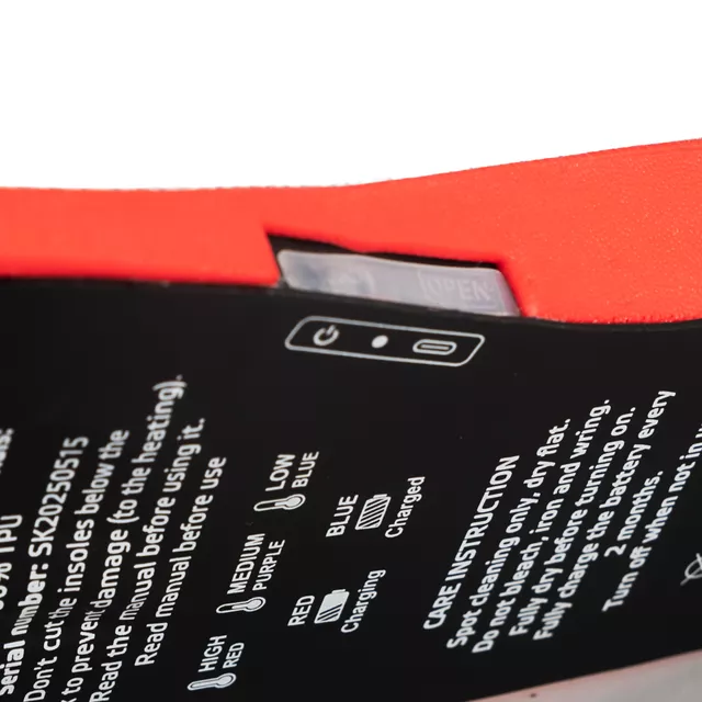 Vyhřívané vložky do bot W-TEC Dinaro 2x3200mAh s ovladačem