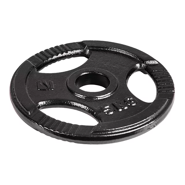 Litinové olympijské kotouče inSPORTline Hamerton Black 50 mm 1,25-25 kg