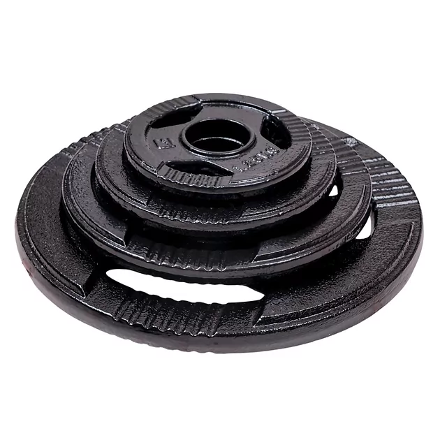 Litinové olympijské kotouče inSPORTline Hamerton Black 50 mm 1,25-25 kg
