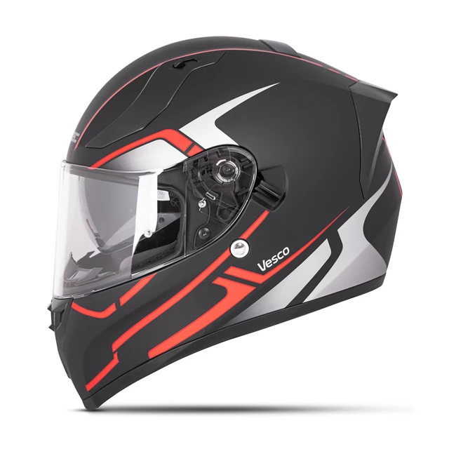 Integrální přilba W-TEC Vesco - Glossy Black-Blue