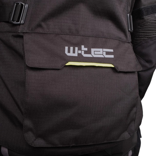 Dámská touringová moto bunda W-TEC Smackton Lady - šedo-oranžová