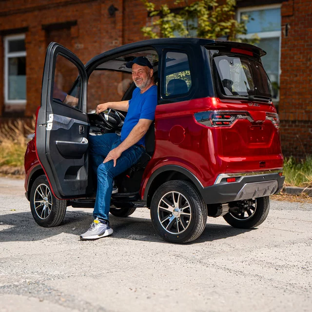 Elektrická čtyřkolka W-TEC Tuligo • 1500W • 45km/h • až 80km dojezd • s řidičákem - šedá