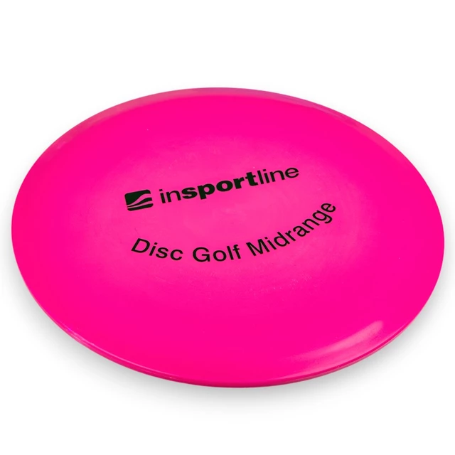 Létající talíř na discgolf inSPORTline Midrange - růžová - růžová