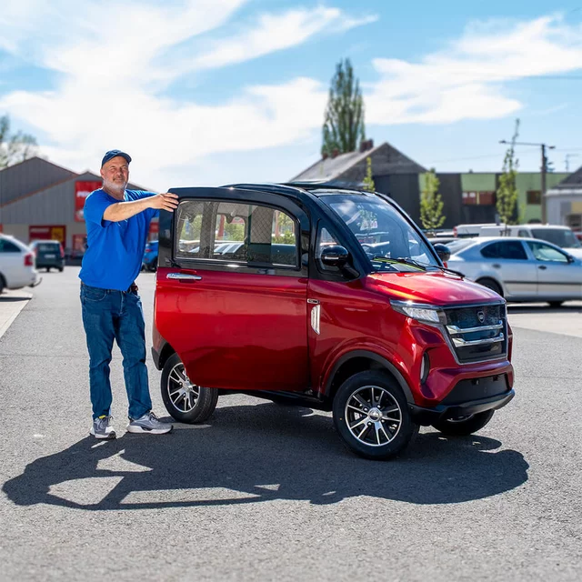 Elektrická čtyřkolka W-TEC Tuligo • 1500W • 45km/h • až 80km dojezd • s řidičákem - šedá
