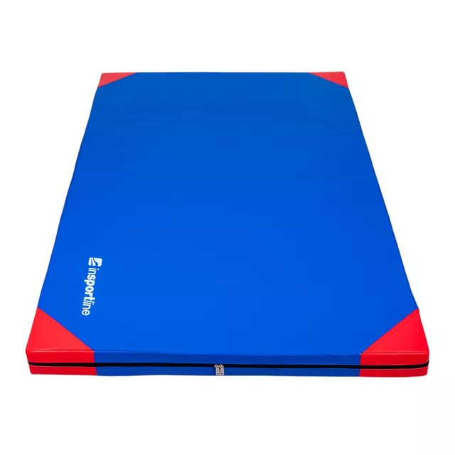 Gymnastická žíněnka inSPORTline Munakor T60 200x120x10 cm - modrá